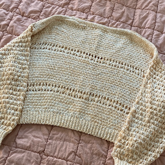 Free People Coconut V-neck Sweater size M - Picture 8 of 8